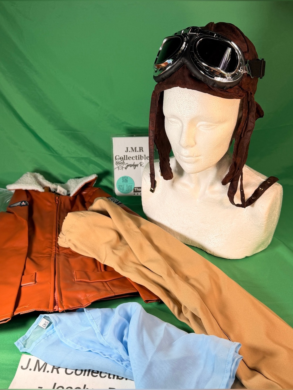 Fun World Amelia Earhart Aviator Costume – Child Small – Complete Set